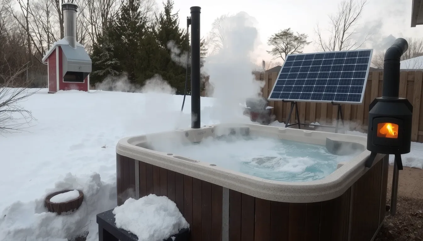 comment chauffer un spa sans électricité