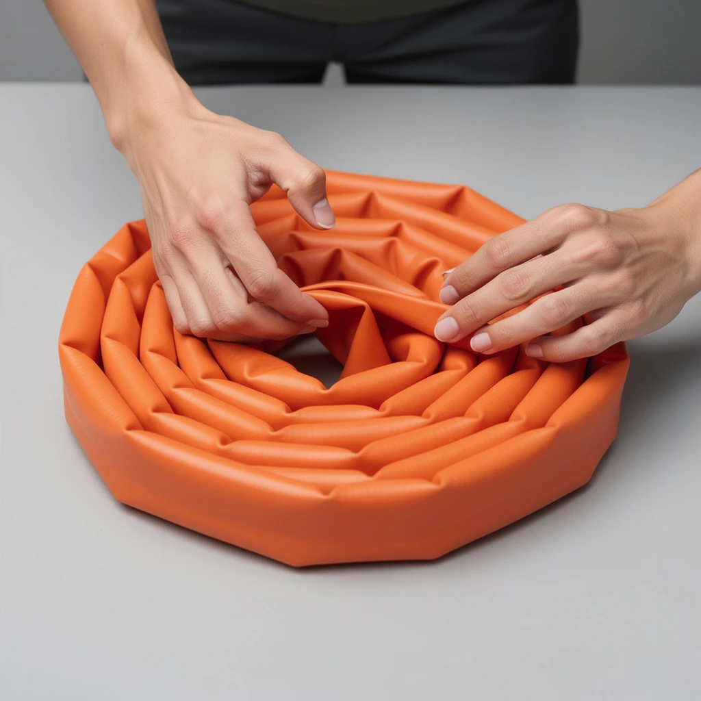 Dégonflage et pliage