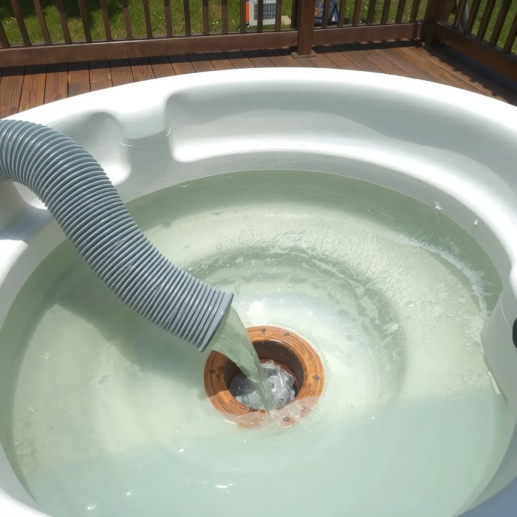 Vidange du spa