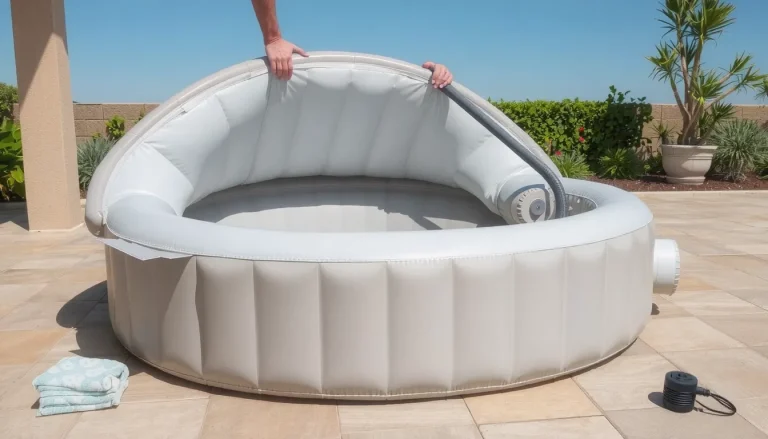 Comment plier un spa Intex : la méthode étape par étape pour un rangement parfait