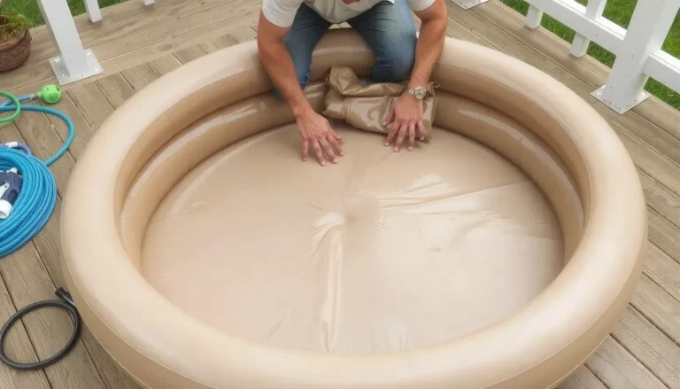 Comment plier et ranger un spa Intex : guide complet étape par étape