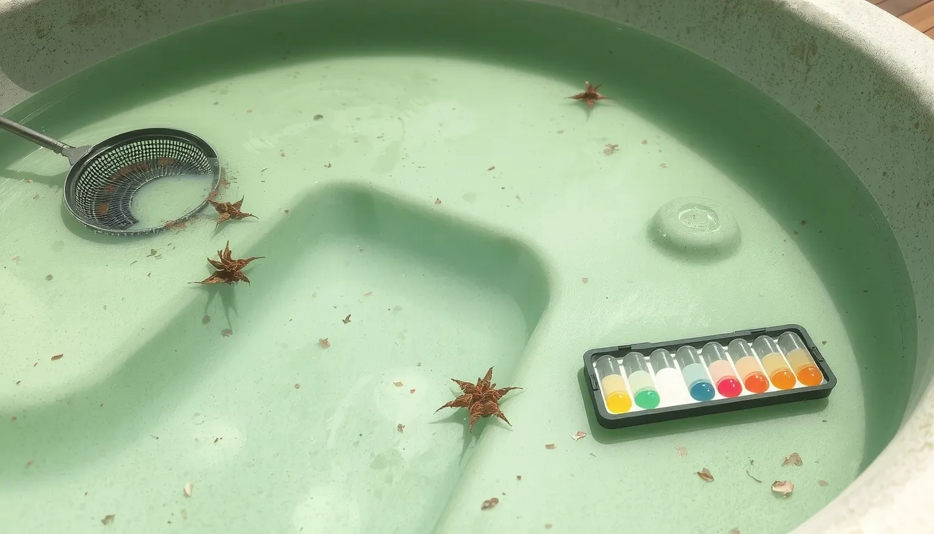 eau du spa verte