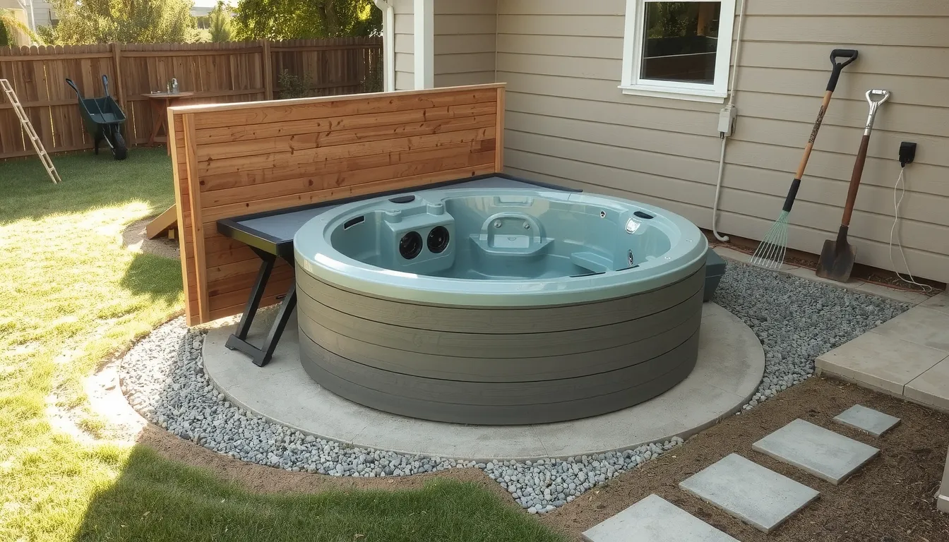 installer un jacuzzi dans son jardin