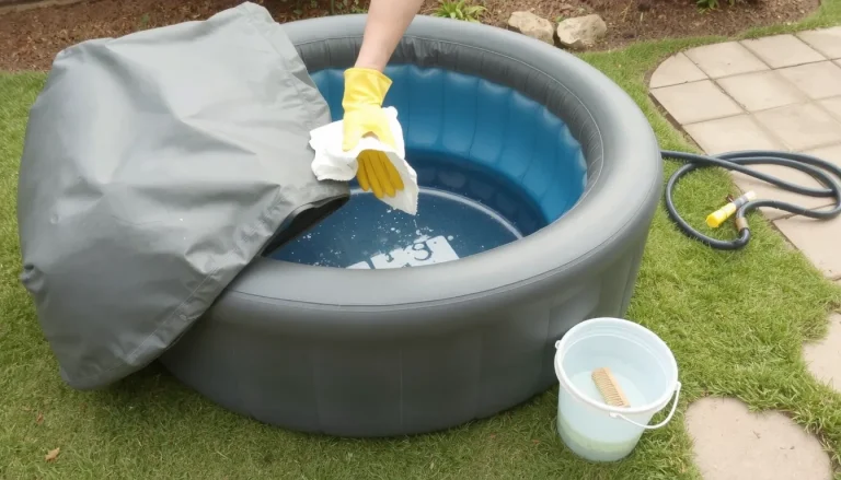 Comment nettoyer un jacuzzi gonflable : le guide complet pour une eau saine et des parois impeccables