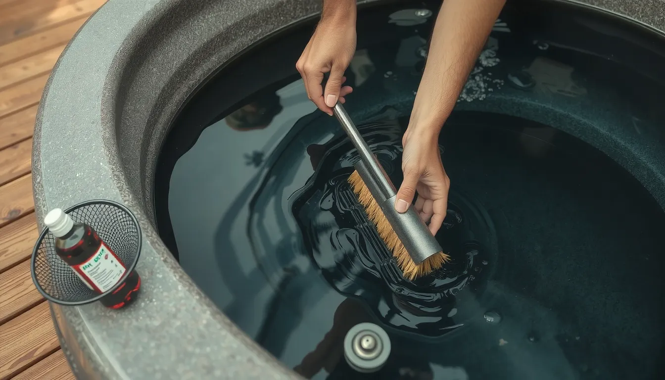 comment nettoyer un jacuzzi sans le vider