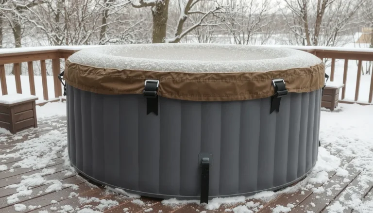 Peut-on laisser un spa gonflable dehors l&rsquo;hiver : le guide complet pour éviter les dégâts