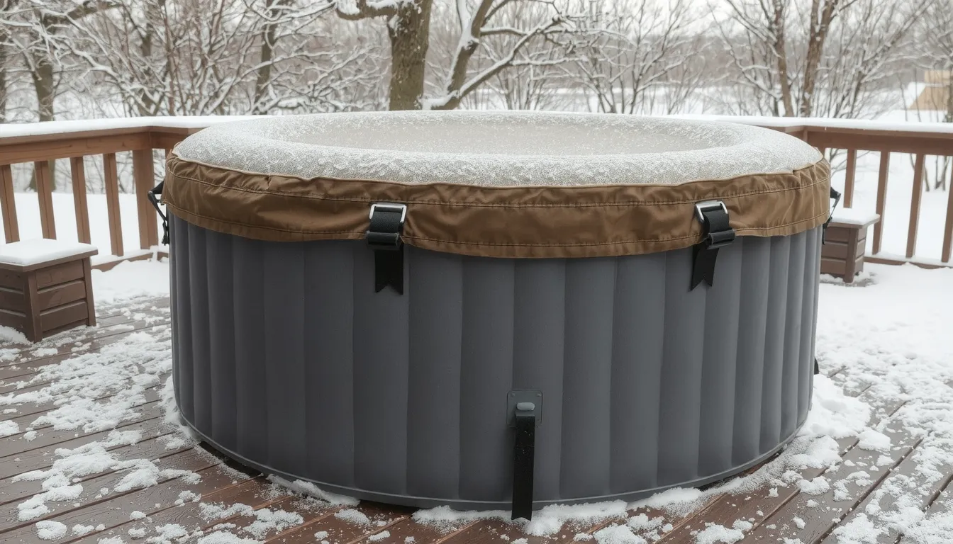 peut on laisser un spa gonflable dehors l'hiver